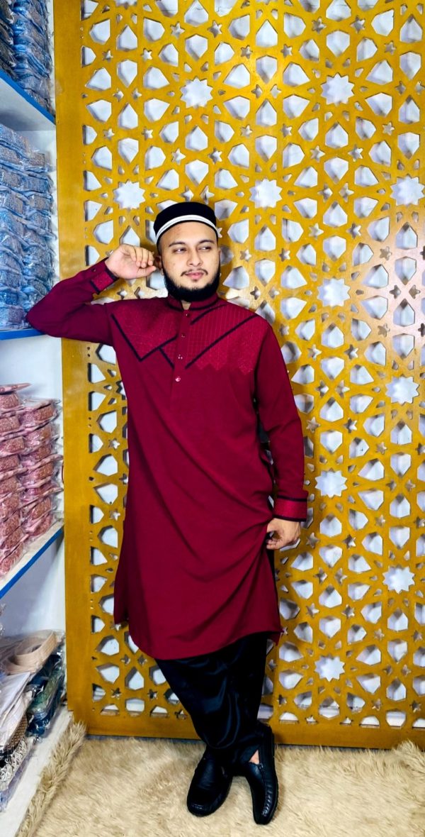 অরিজিনাল চায়না মাইক্রো স্টিজ পাঞ্জাবি [ Code-112] - Image 1