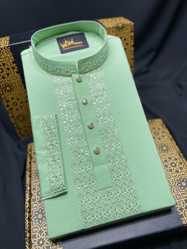 অরিজিনাল চায়না মাইক্রো স্টিজ পাঞ্জাবি [ K-73 ] - Image 1